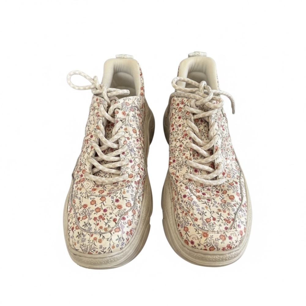 Schutz Jackye Dad Chunky Floral Sneakers - Size 7.5